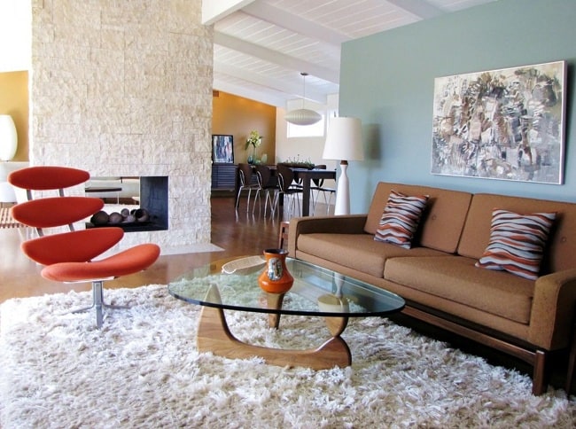 Mid Century Living Room Design