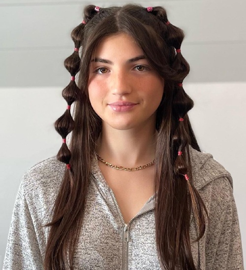 Simple Unique Party Hairstyle for Long Hair