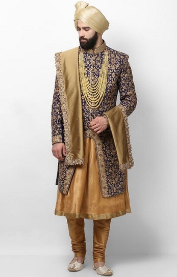 punjabi sherwani suit