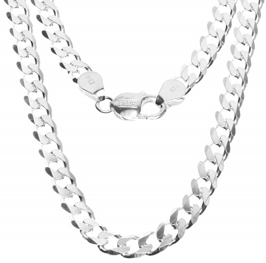 Sterling Pure Silver Chain For Boys And Men