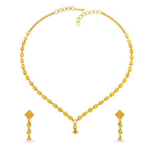 Tanishq Simple Necklace Set