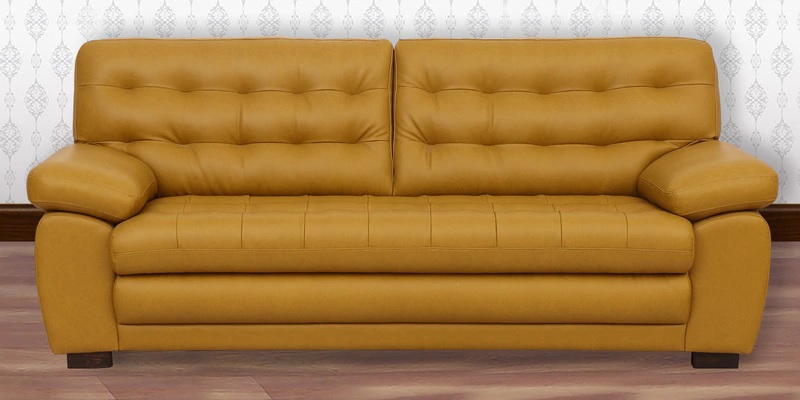 Three Seater Mustard Colour Sofa