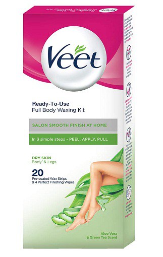 Veet Full Body Waxing Kit for Dry Skin