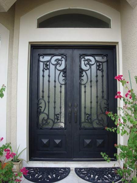 Wrought Iron Safety Door Design