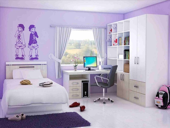 Purple Bedroom Ideas For Teenage Girl