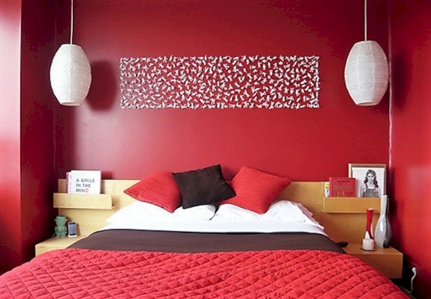 Red Bedroom Color Design