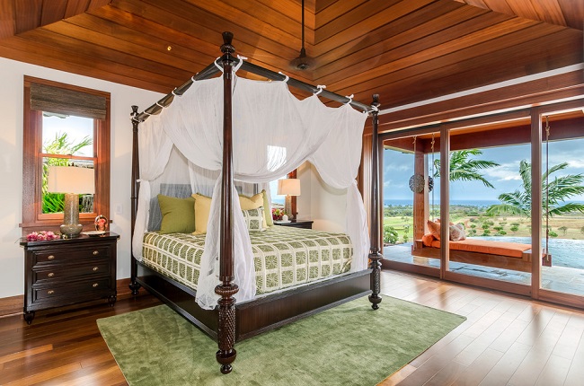 Tropical Master Bedroom Design