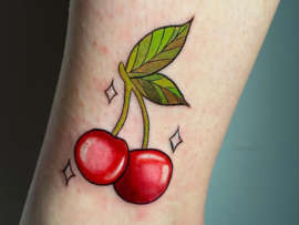 10+ Lovely Cherry Tattoo Designs for Girls!