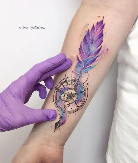 What Does Clock Tattoo Mean  Saved Tattoo