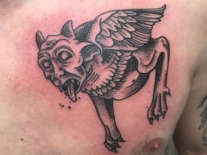 101 Amazing Gargoyle Tattoo Ideas You Need To See  Gargoyle tattoo Upper  arm tattoos for guys Gargoyles