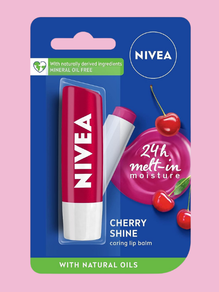 Nivea Fruity Cherry Shine Lip Balm