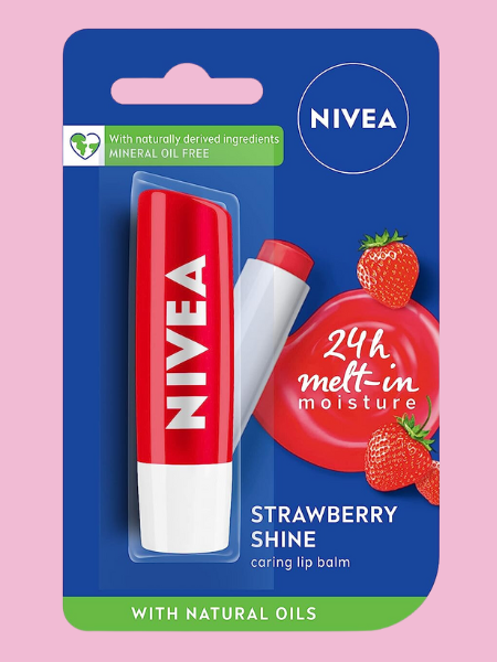Nivea Fruity Shine Strawberry Lip Balm