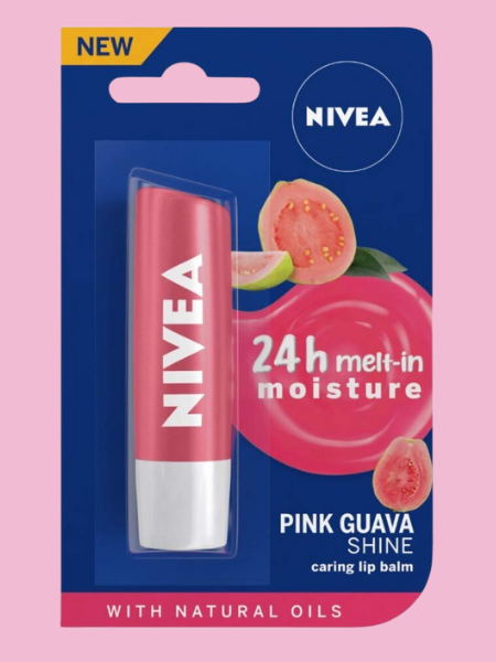 Nivea Pink Guava Shine Lip Balm