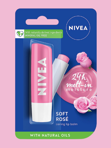 Nivea Soft Rose Lip Balm