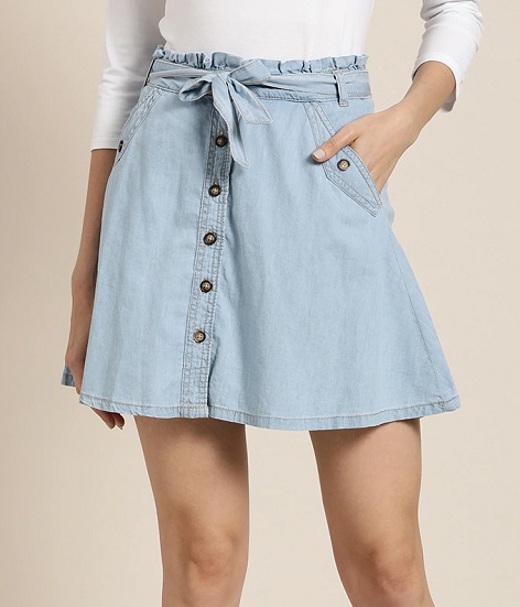 3188 Denim Skirt Outfit Images Stock Photos  Vectors  Shutterstock