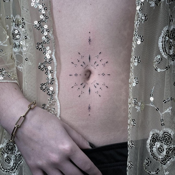 Belly Button Tattoo