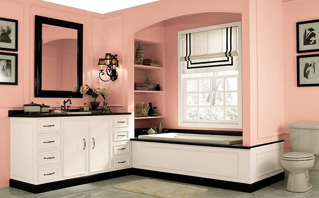 Pink Bathroom Paint