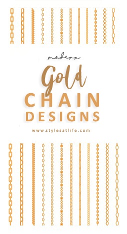 35 Modern Collection Of Gold Chain Designs For Women In 2020