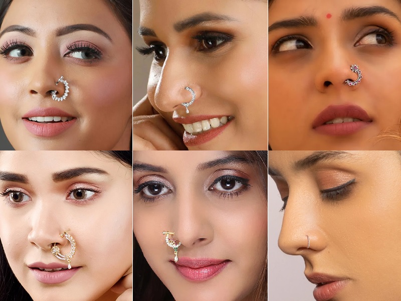 9 Beautiful Nose Ring Hoops For Women In Fashion