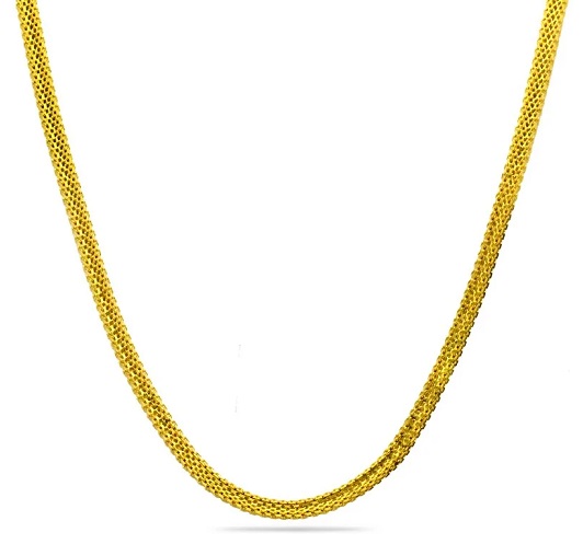 Flat Gold Chain with Links