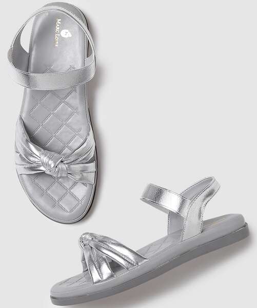 Flat Silver Sandals