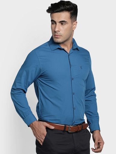 Formal Plain Full Sleeve Shirts For Men