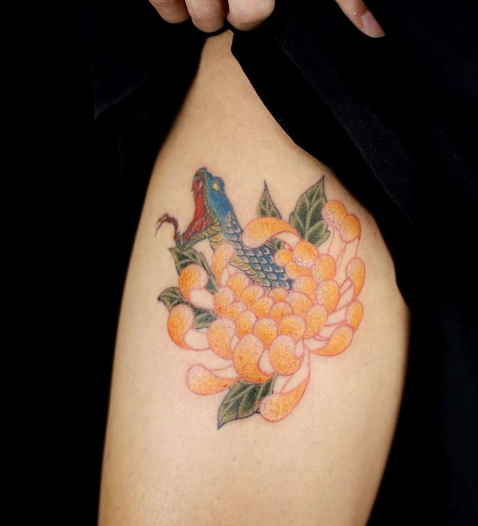 Gorgeous Japanese Dragon Tattoo