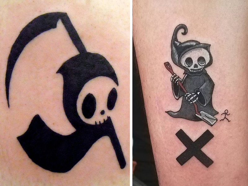 Grim Reaper Tattoo Designs