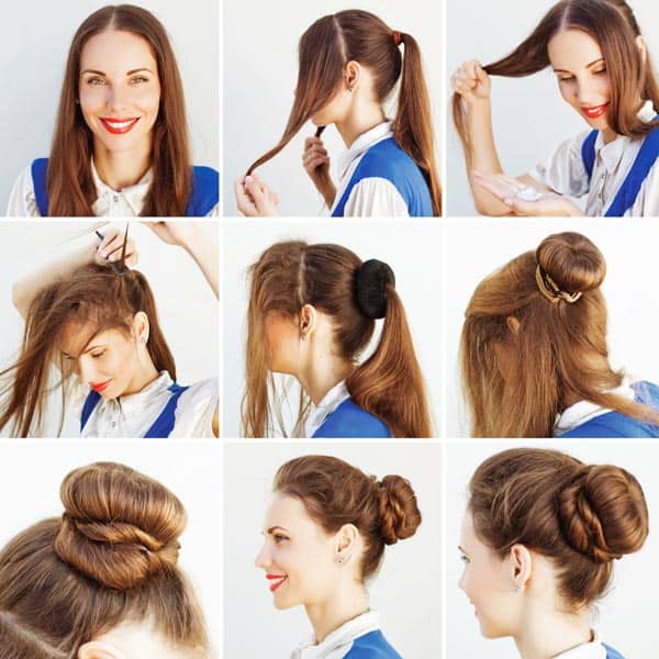 10 Simple Bun Hairstyles to Make at Home (Tutorials) | Styles At Life