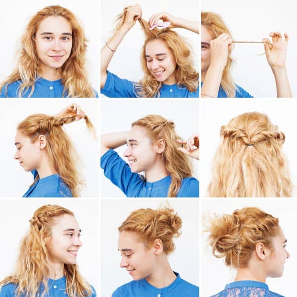 How To Make A Bun Hairstyles 8