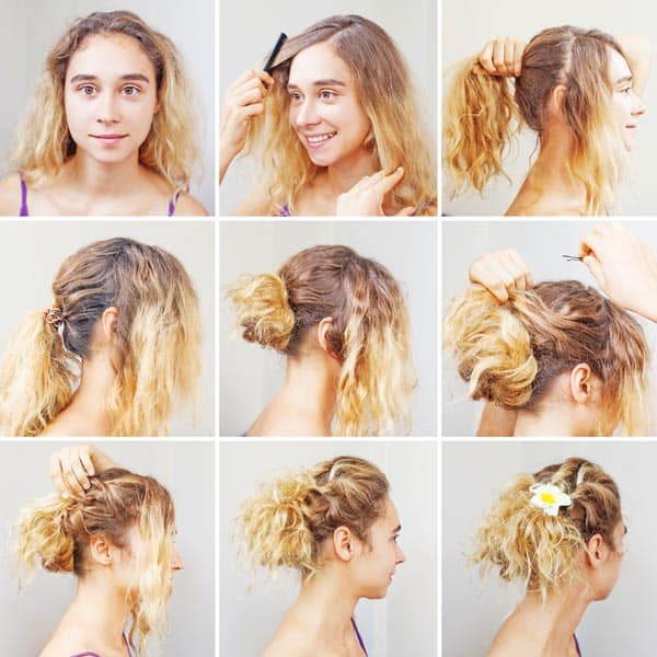 How To Make A Bun Hairstyles 9