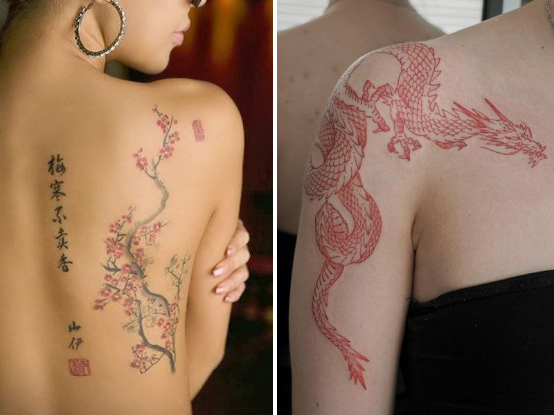 Feminine japanese tattoo