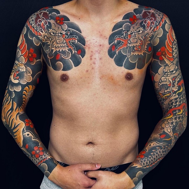 Japanese Full Sleeve Tattoo