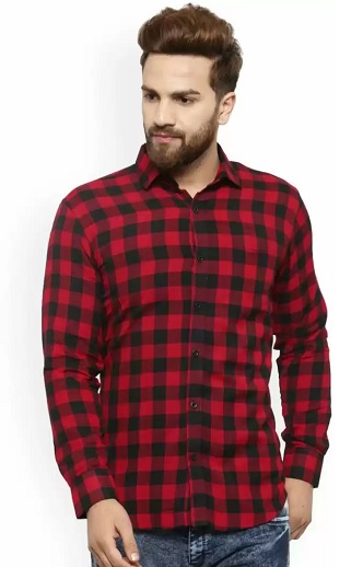 Men’s Red Flannel Shirt