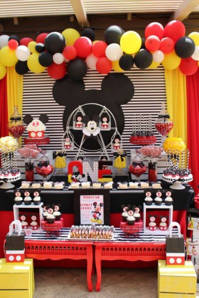 Mickey Mouse 1st Birthday Party Decoration