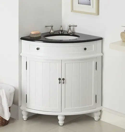 20 Best Bathroom Cabinet Designs With, Corner Bathroom Mirror Ideas