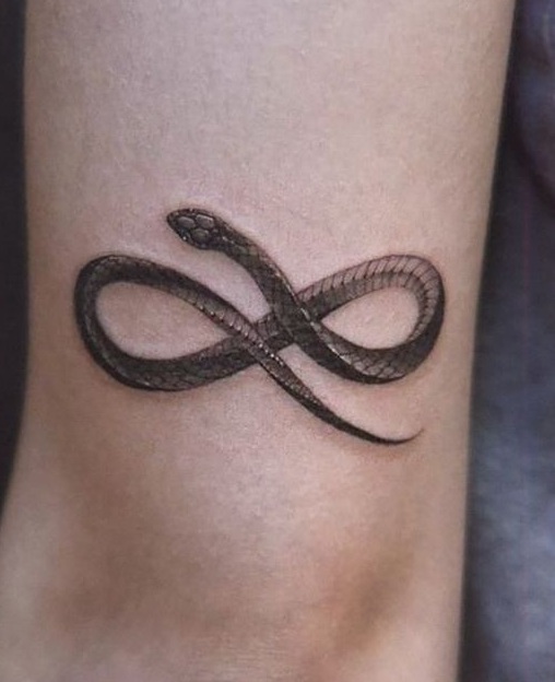Snake Infinite Tattoo