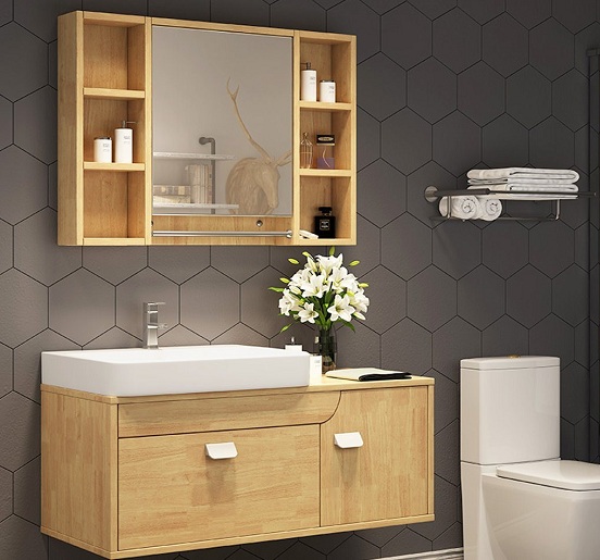 Wooden Bathroom Cabinet Designs
