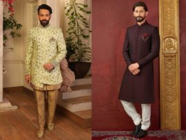 10 Trending Collection of Pakistani Sherwani Designs for Men