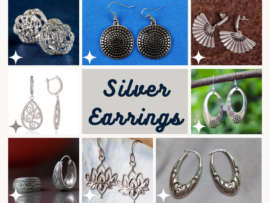 15 Beautiful Designs of Silver Earrings for Women in Trend