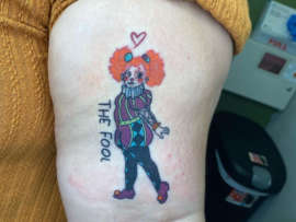 10+ Laughing and Creepy Clown Tattoo Designs!
