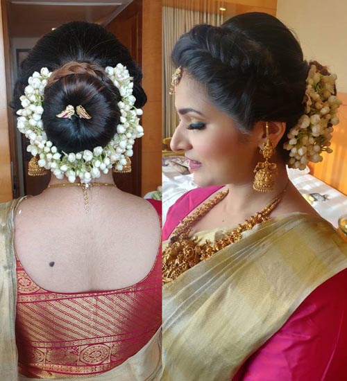 Details more than 92 traditional bun hairstyles for saree - in.eteachers