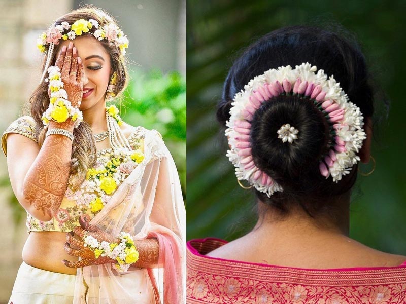 Artificial Mogra Gajra Hair Accessories for Bun Juda Long Hair Decoration  for Woman and Girls in Fashion for Wedding Marriage Function and Parties.