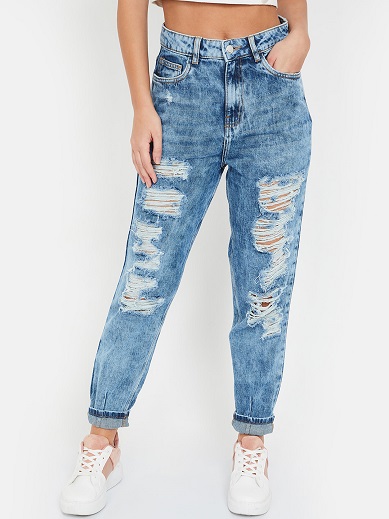 Highly Distressed Jeans