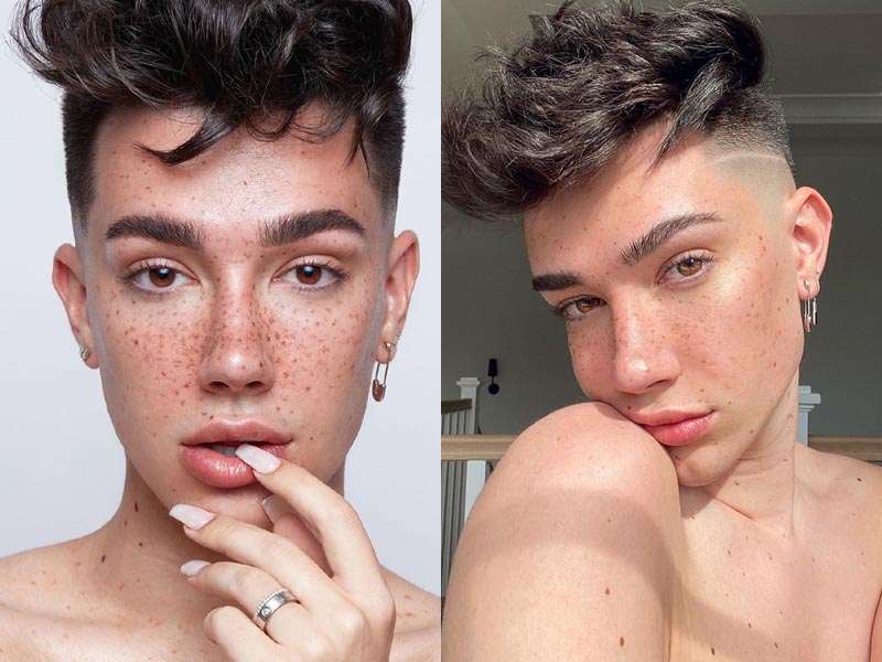 When james charles, 19, became the first male face of covergirl