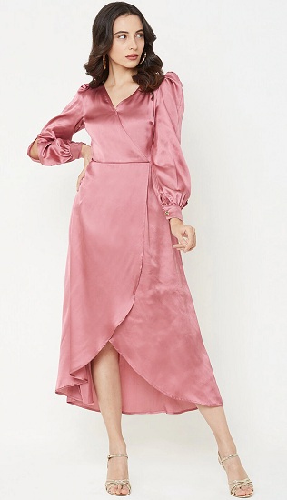 25 Trendy Designs of Satin Dresses for Ladies in Fashion
