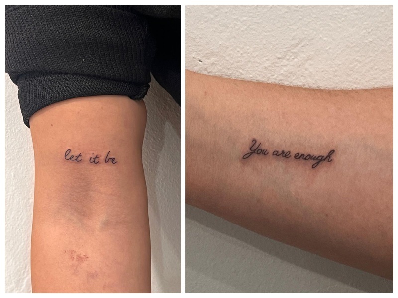 25 captivating script tattoos that say it all so you dont have to