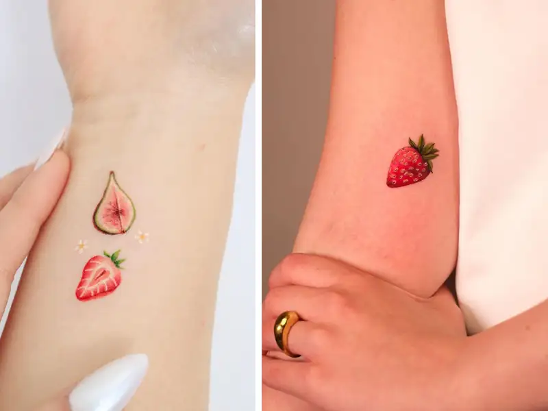 TRADITIONAL  STRAWBERRY Sticker for Sale by rhirhiart  Redbubble