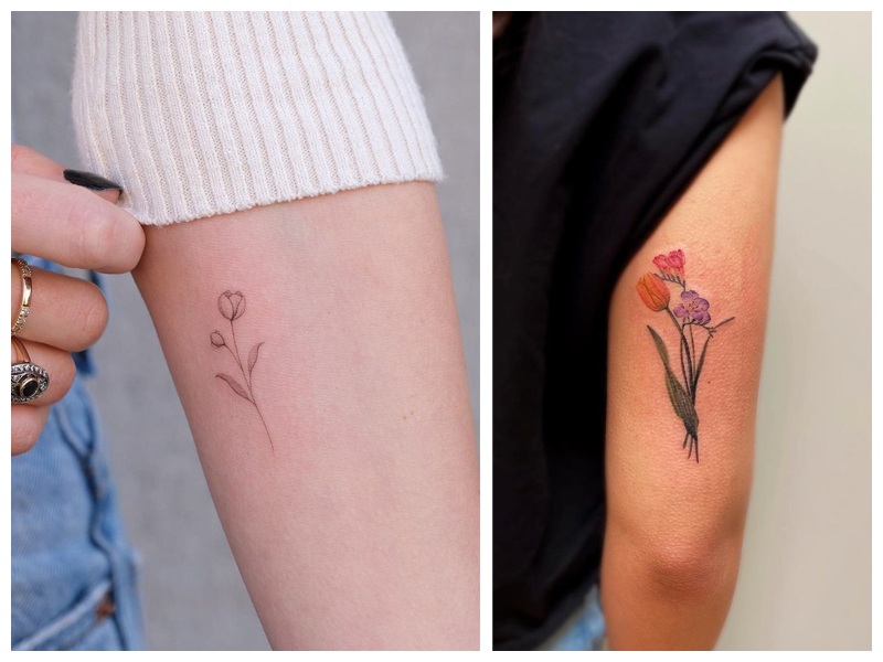 Blooming Beauty: 10 Stunning Tulip Tattoo Designs for Spring