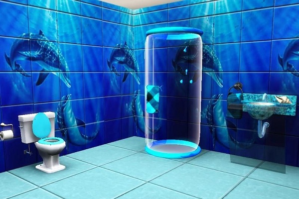 Dolphin Bathroom Wall Tiles